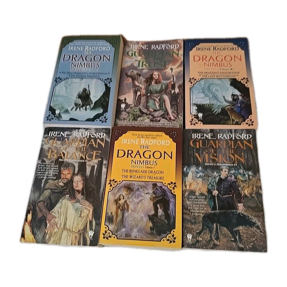 Lot of 6 Irene Radford Fairy Tale Fantasy Science Fiction Paperback Books